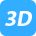 3D Convertisseur pour Mac Logo