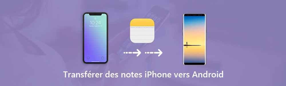 Transférer notes iPhone vers Android