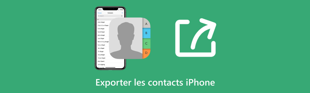 Exporter les contacts iPhone