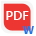L'icône Mac PDF Word Convertisseur