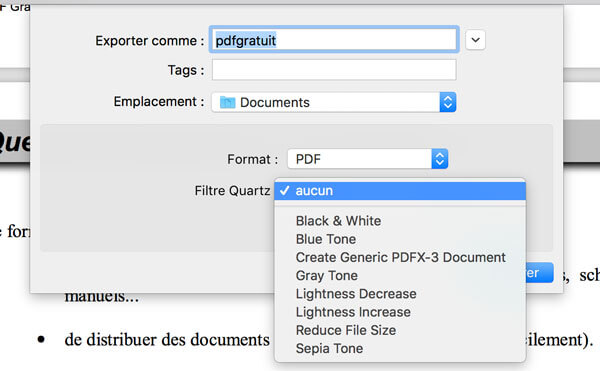 Réduire la taille PDF