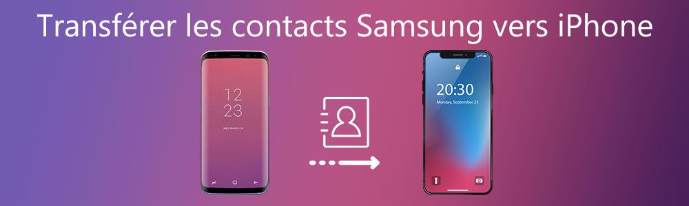 Transférer les contacts Samsung vers iPhone
