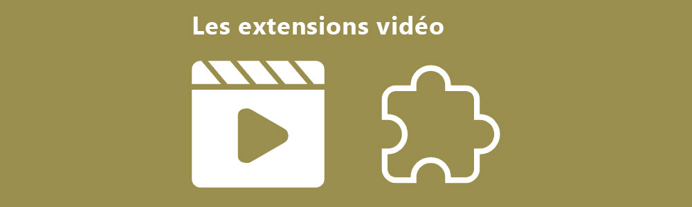 Les extensions de fichiers vidéo