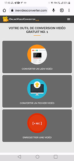 OnlineVideoConverter pour Android