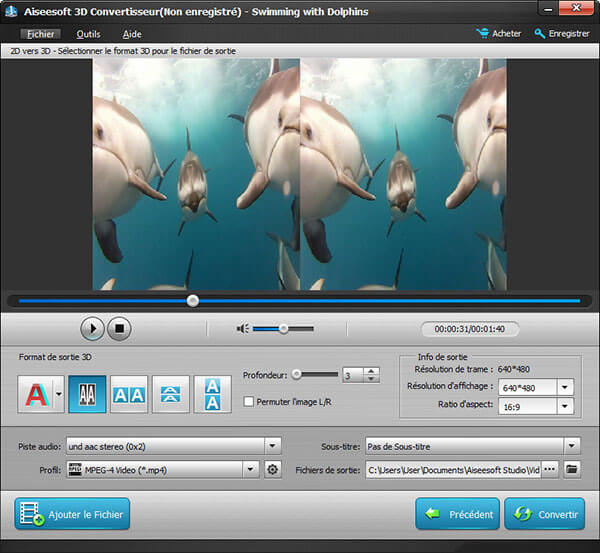 Convertir 2D en 3D