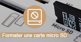 Formater la carte micro SD