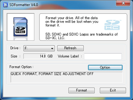 SD Memory Card Formatter END USER LICENSE AGREEMENT