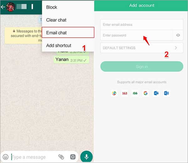 Exporter les discussions WhatsApp d'Android