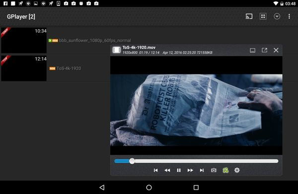GPlayer pour Android