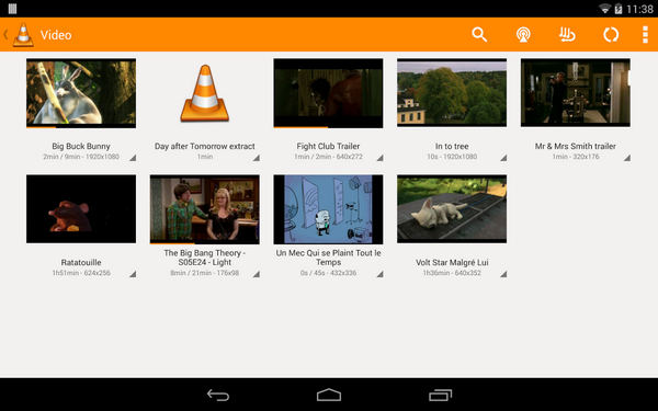 Lecteur multimedia VLC Android