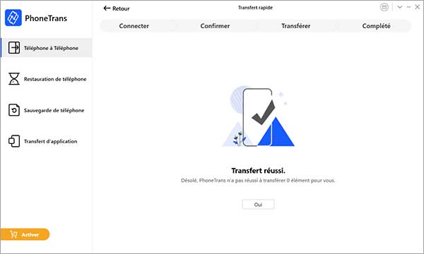 Transférer les données avec PhoneTrans