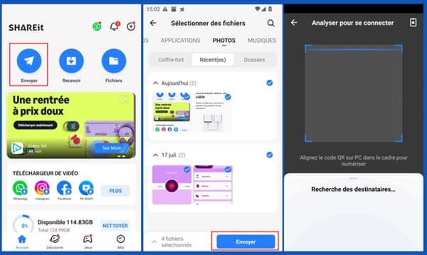 Transférer les données Xiaomi vers iPhone avec SHAREit