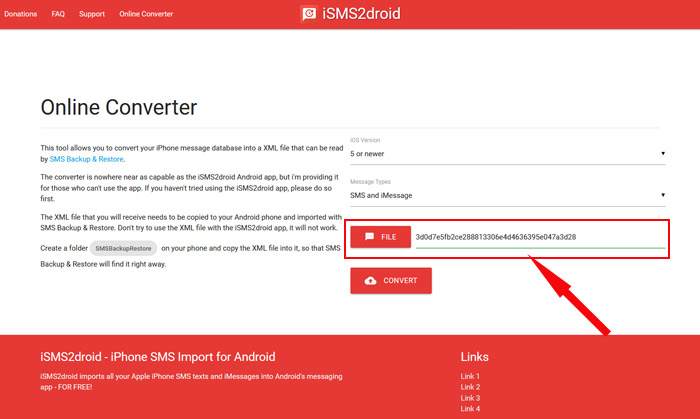 Changer le format en XML