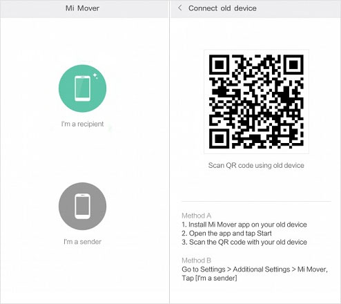 Transfert des données de Xiaomi vers Xiaomi avec Mi Mover