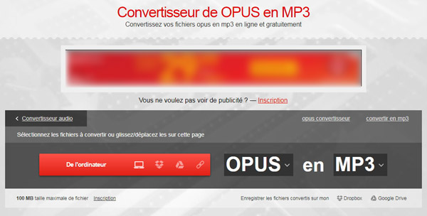 Convertisseur de AAC en MP3