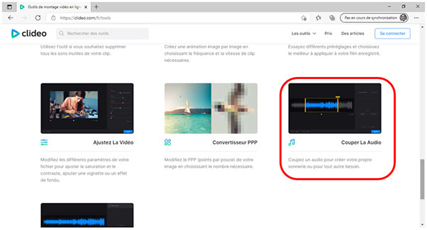 Couper Audio Clideo