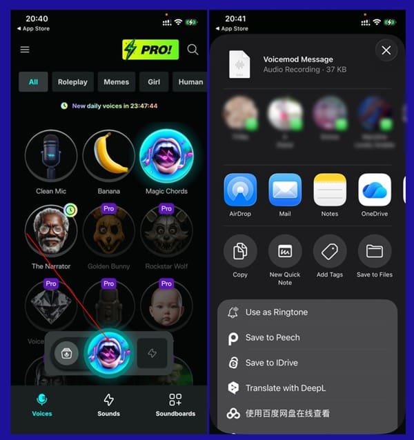 modifier la voix avec Voicemod