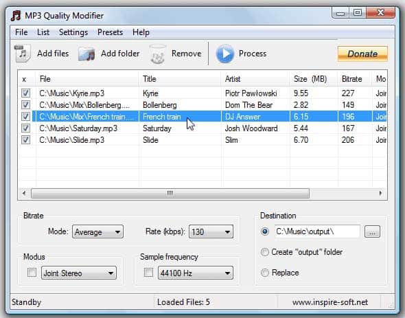 MP3 Quality Modifier