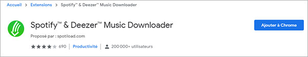 Spotify et Deezer Music Downloader