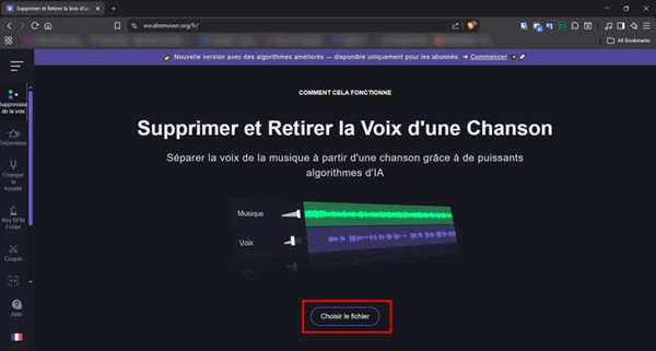 Supprimer la voix d’une musique avec les outils en ligne