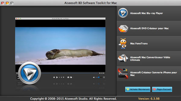 Capture d'écran de BD Software Toolkit pour Mac