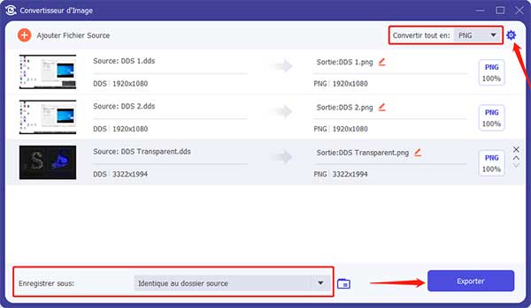 Convertir DDS en PNG