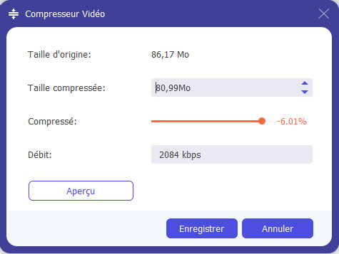 La fenêtre de compression