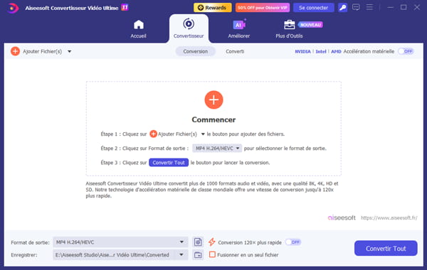 Importer les vidéos dans Aiseesoft Convertisseur Vidéo Ultime