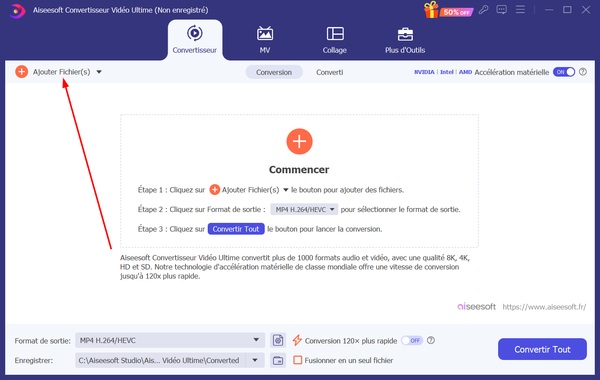 Importer la vidéo en Convertisseur Vidéo Ultime