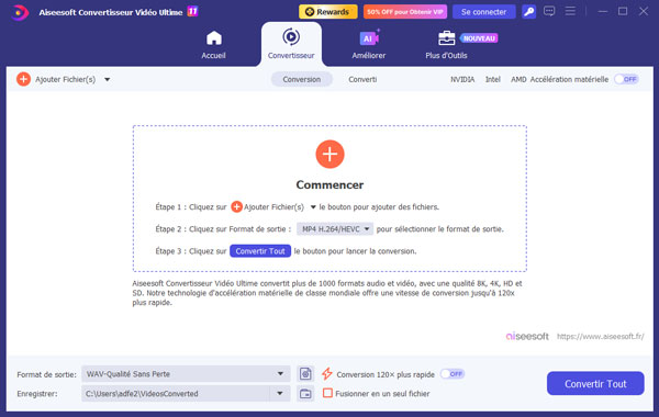Importer les vidéos dans Aiseesoft Convertisseur Vidéo Ultime