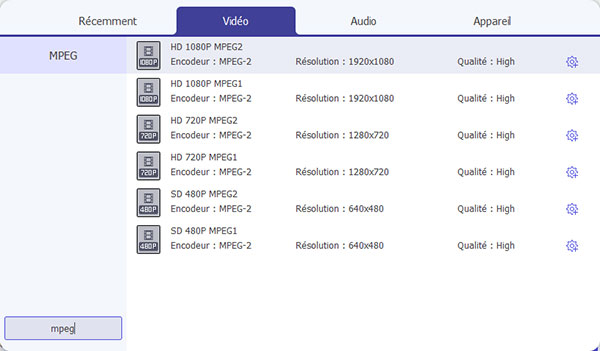 Profil MPEG