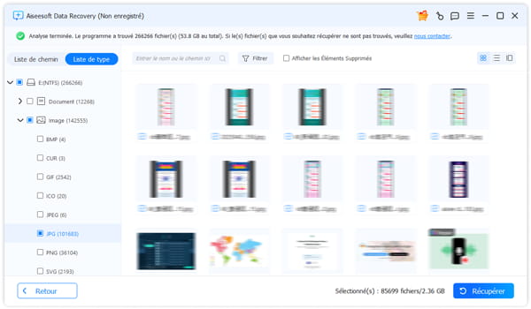 Récupérer des photos supprimées sur PC