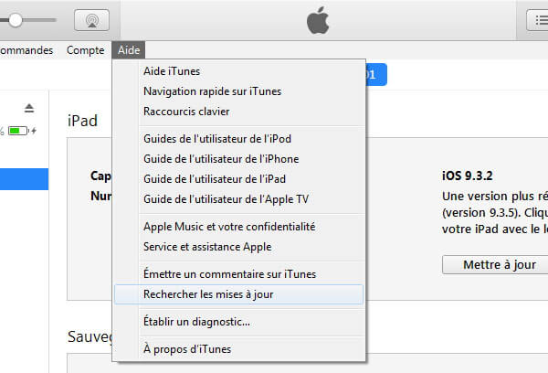 Astuce : Comment réparer un iPad désactivé pour connecter à iTunes