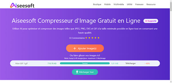 Compresser un GIF