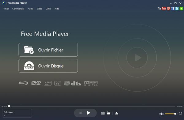 Exécuter Free Media Player