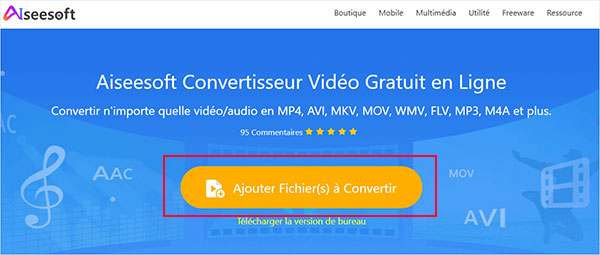 Ajouter des fichiers à convertir