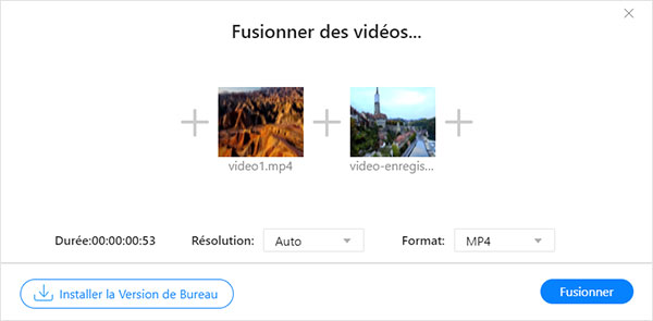 Charger des vidéos MP4