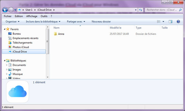 Gérer iCloud Drive sur Windows