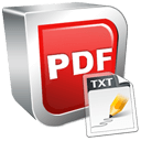 Icône PDF Texte Convertisseur