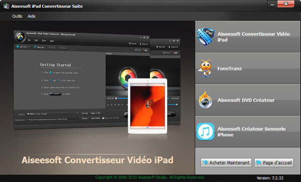 Capture d'écran d'iPad Convertisseur Suite