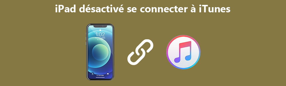 iPad est désactivé - Se connecter à iTunes