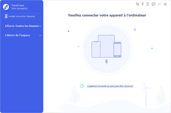 Interface du FoneEraser