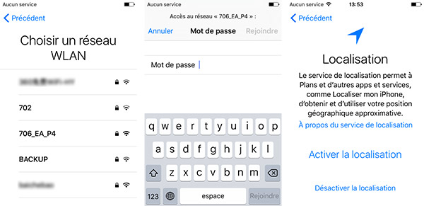 Activer ou désactiver le service de localisation pour des apps spécifiques