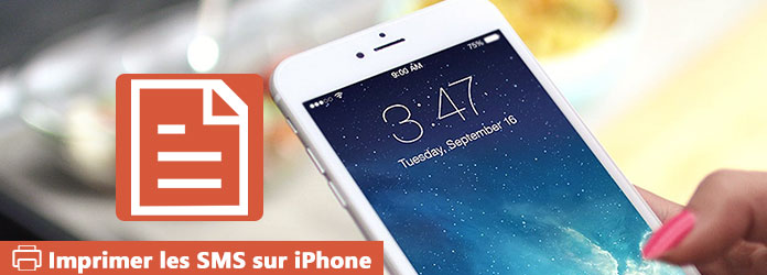 Imprimer SMS iPhone