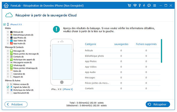 Récupérer des rappels iPhone depuis iCloud