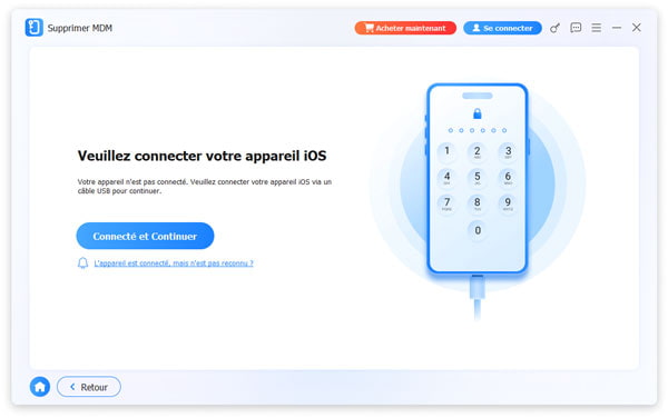 Connecter Le Appareil Avant De Mdm Supprimer