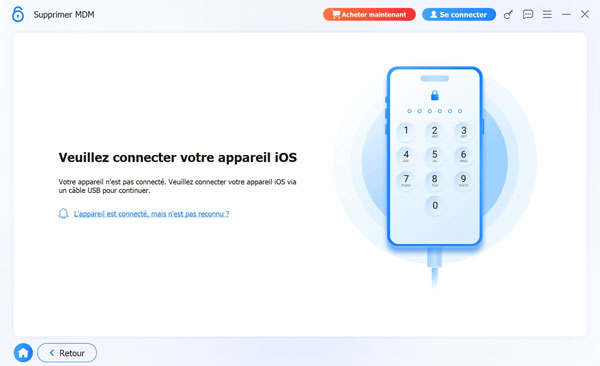 Connecter Le Appareil Avant De Mdm Supprimer
