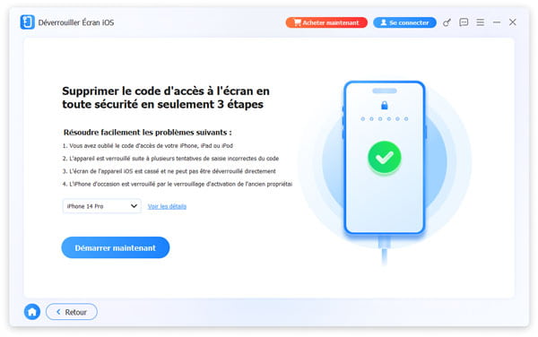 Connecter l'appareil iOS