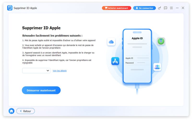 Supprimer ID Apple