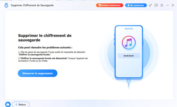 Supprimer Chiffrement De Sauvegarde